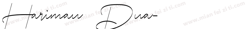 Harimau Dua字体转换